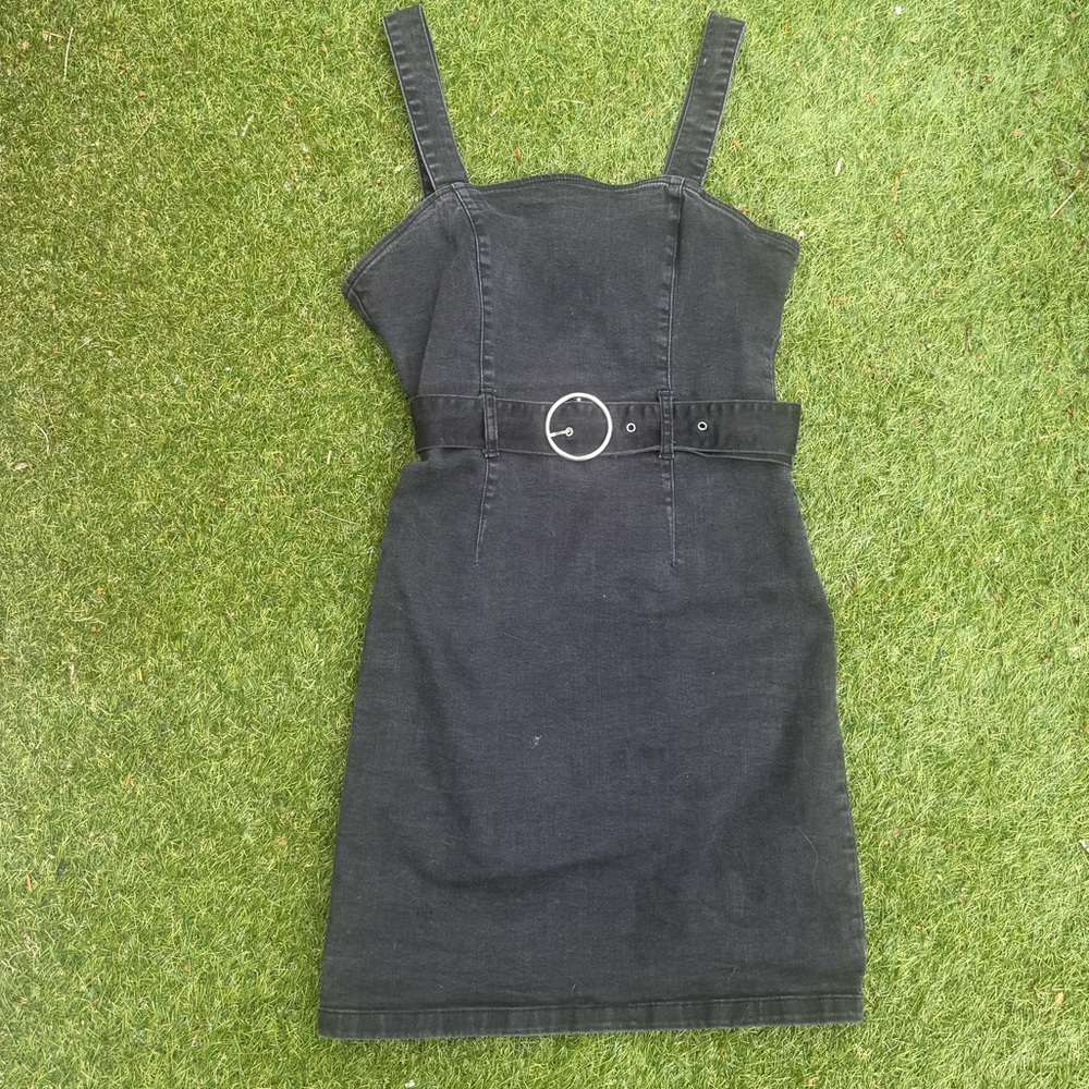 Denim&Co Black Bodycon Mini Dress Sleeveless